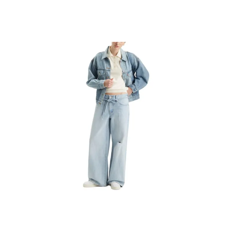 Levi's Straight Jeans Jeans Women's Light Blue-2