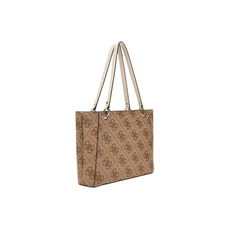 GUESS PU Tote Bag, Shopping Bag, Handbag, Shoulder Bag Women's Brown-1
