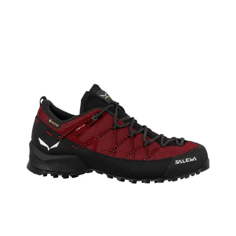 SALEWA WILDFIRE 2 GORE-TEX Anti-Slip And Wear-Resistant Water-Resistant Low-Top Trekking Shoes Women's Red-1