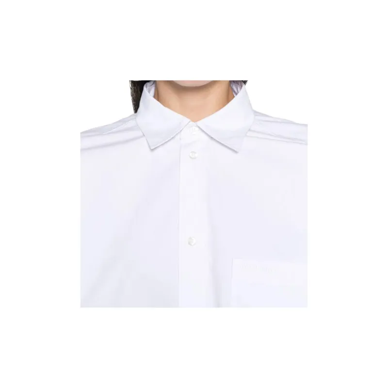 Balenciaga Asymmetric Poplin Shirt-4