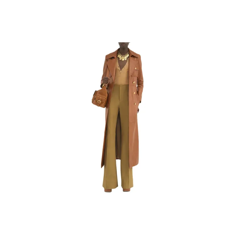 Chloe Trench Coat Women's Caramel-2