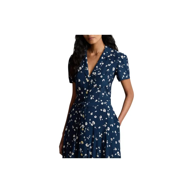 Polo Ralph Lauren Floral-print Belted Shirt Dress-3
