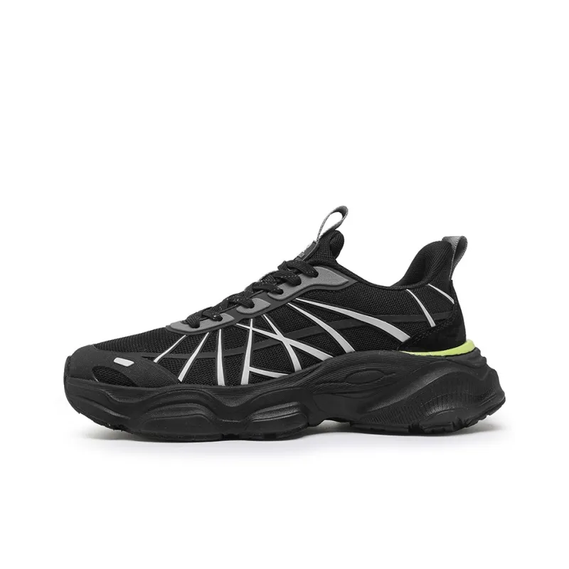 Wooden Rabbit Cushioning Anti Slip And Wear Resistant Height Increasing Low Top Chunky Sneakers Men's-0