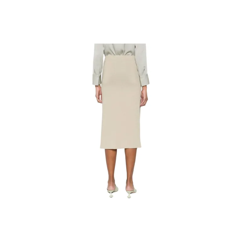 VINCE Casual Long Skirts Women's Light Green-3