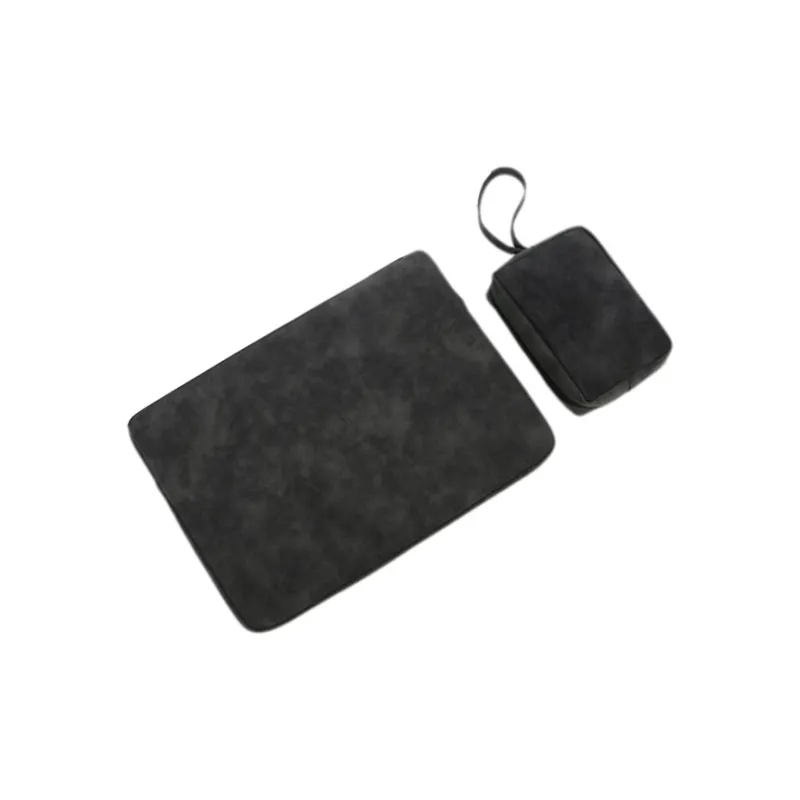 MUYKUY PU Leather Liner Laptop Bag Regular Unisex Gray/Pink/Black-16