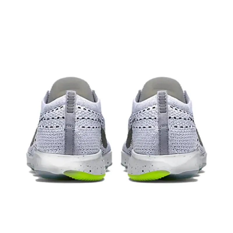 Nike Flyknit Zoom Agility Cushioning Breathable Low-Top Running Shoes Women's Gray-4