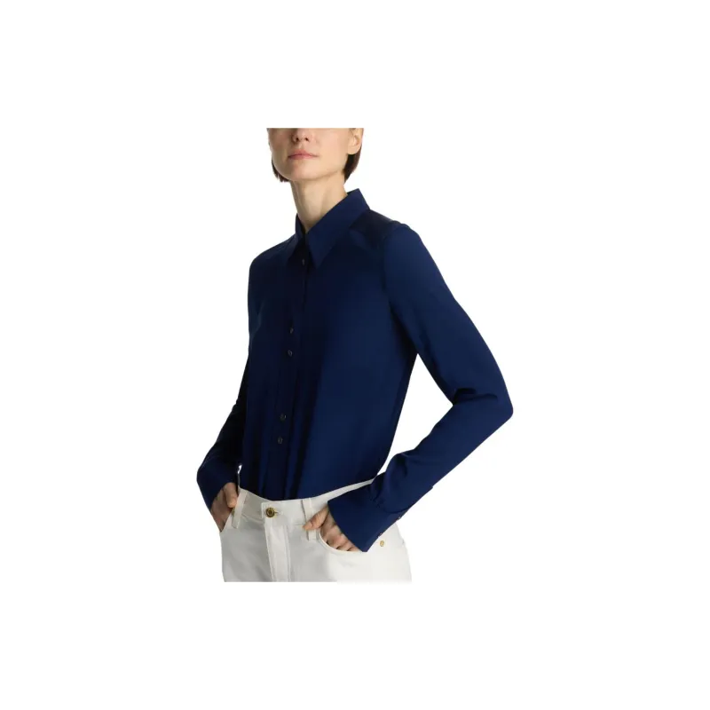 St. John SS24 Shirt Women's Royal Blue-4