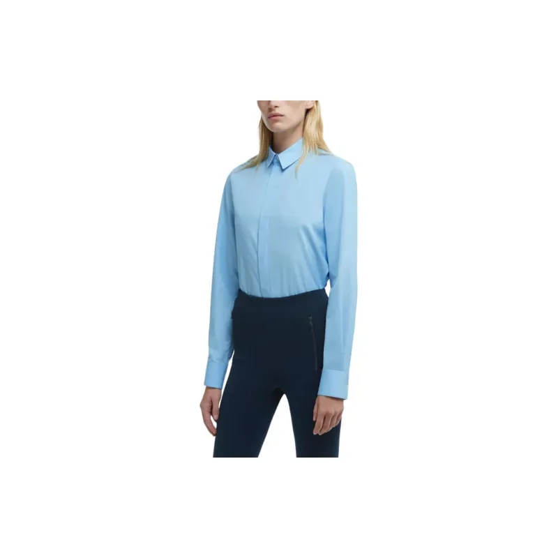 WARDROBE.NYC Concealed Fastening Cotton Shirt-4