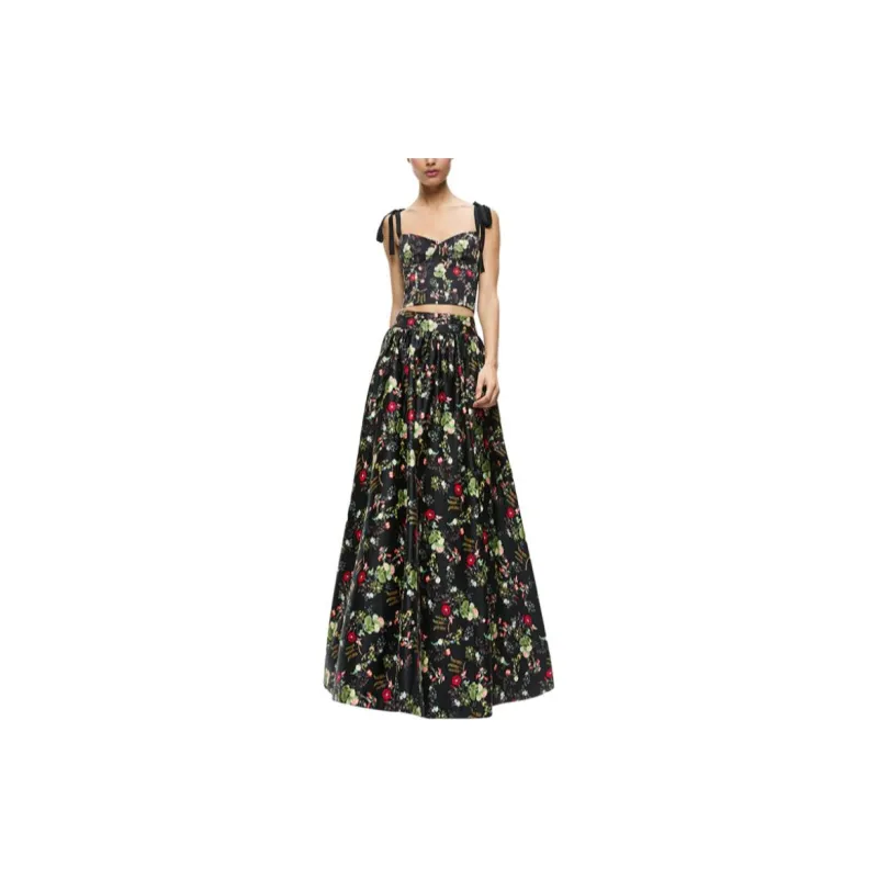 ALICE+OLIVIA Nilda Voluminous Maxi Skirt-1