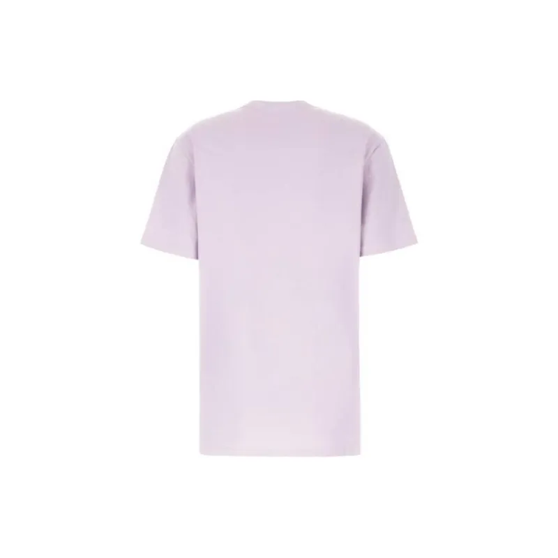 VERSACE Logo print Cotton T shirt-1