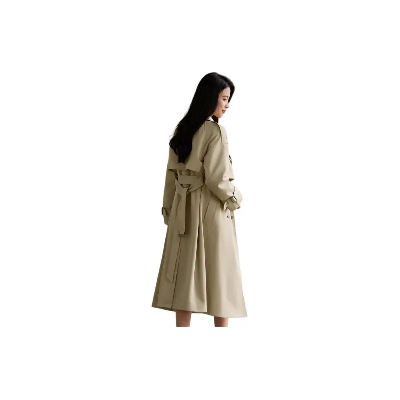 Yi Mengyuan Mid Length Trench Coat Women's-6