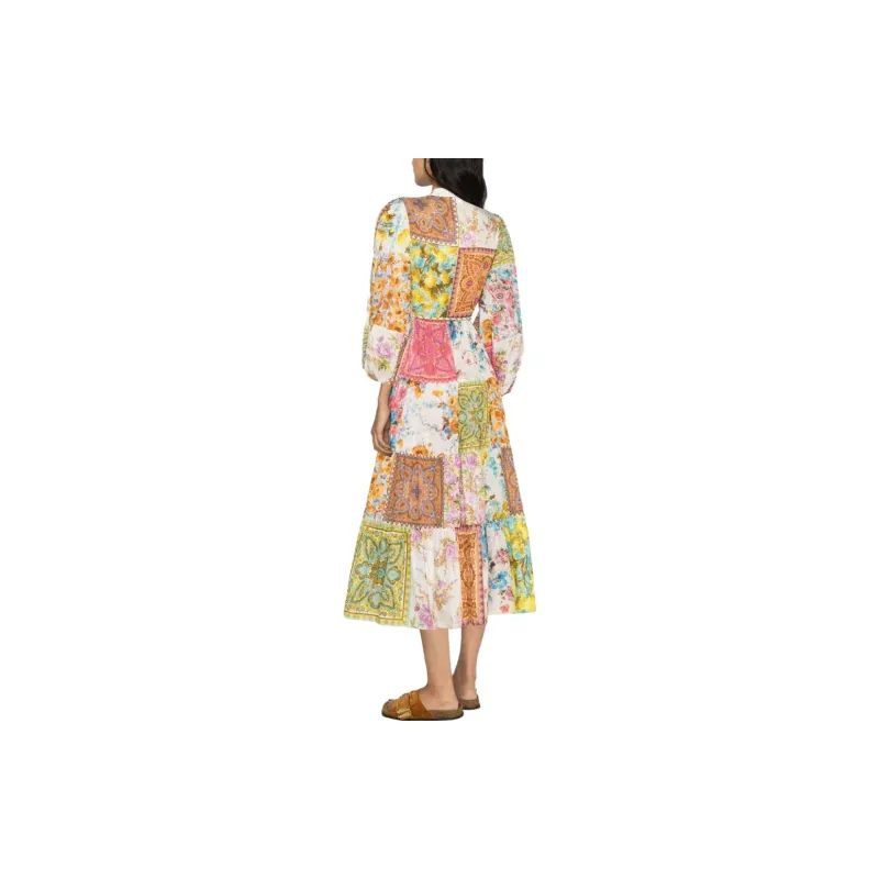 Zimmermann Patchwork Floral print Dress-2
