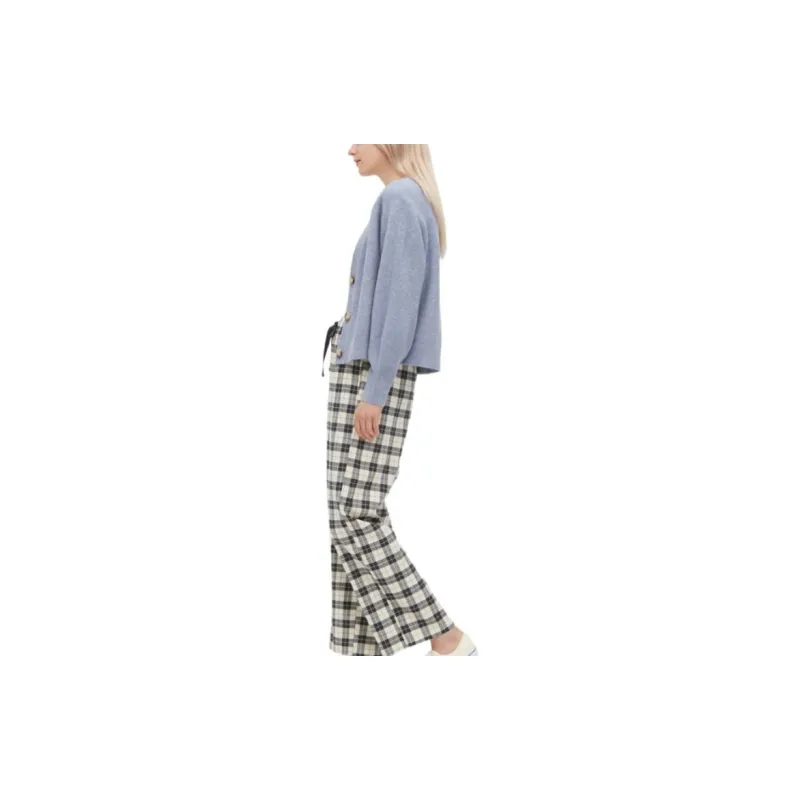 UNIQLO SS22 Moderate Casual Pants Summer Women's White-3