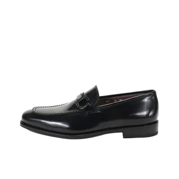 FERRAGAMO Rolly Loafers Men's Black