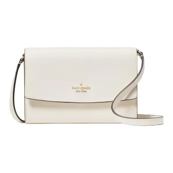 Kate Spade Cross Grain Leather Shoulder Bag, Crossbody Bag Women's White