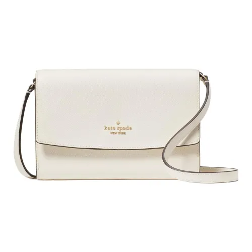 Kate Spade Cross Grain Leather Shoulder Bag, Crossbody Bag Women's White