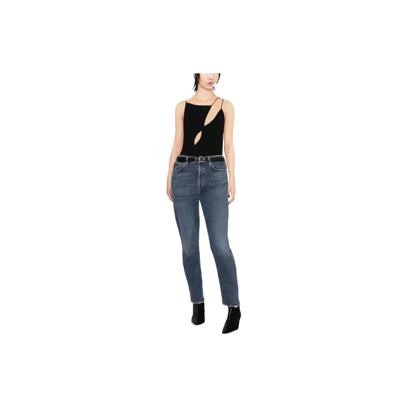 AGOLDE High Rise Slim-Fit Jeans-1