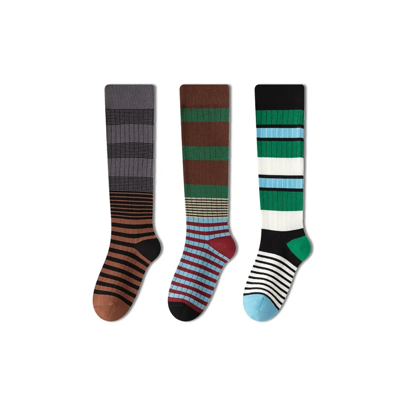 AUGUST Knee High Socks Women's 3 Pack-6