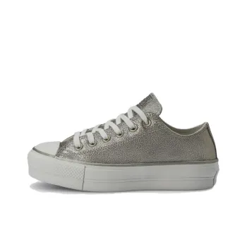 Converse Chuck Taylor All Star Anti-Slip Wear-Resistant Low-Top Skateboard Shoes Women's Light Gold