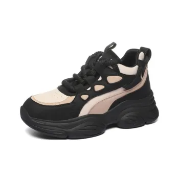 Golden Silk Rabbit Chunky Sneakers Women's