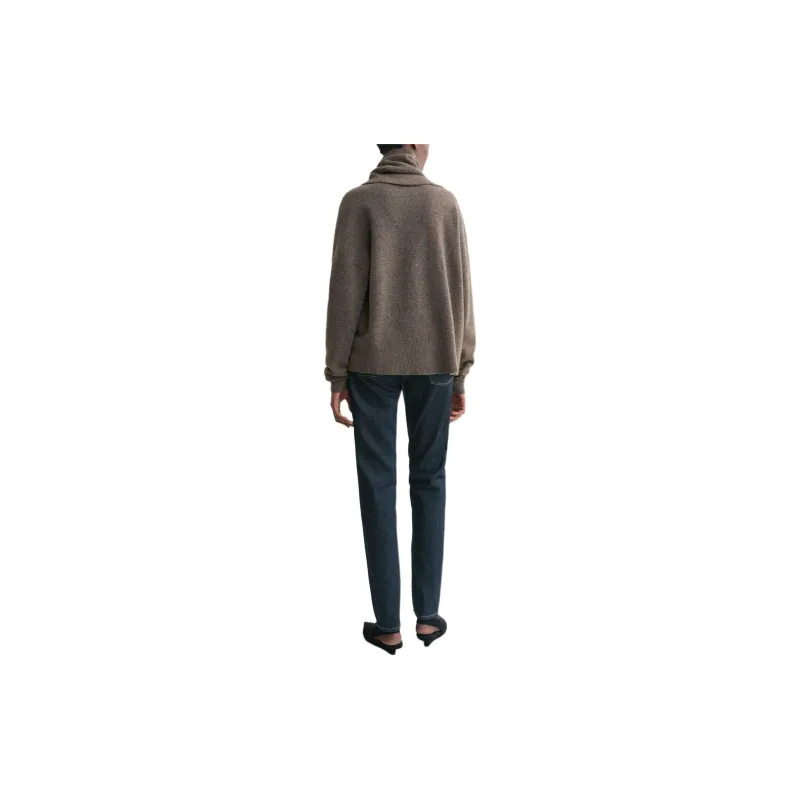 TOTEME Draped Scarf Knitted Jumper-2
