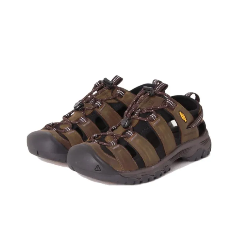 KEEN Targhee Slip Resistant River Trekking Shoes Men's Brown-1