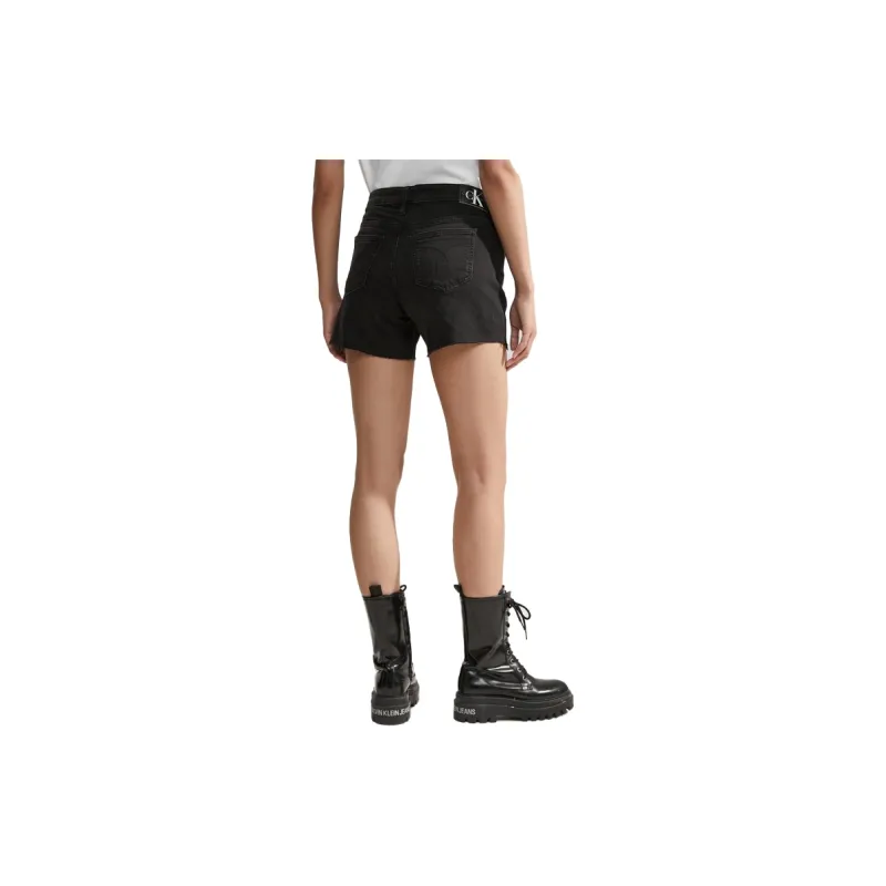 CALVIN KLEIN Denim Shorts Women's Denim Black-3