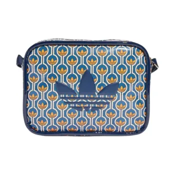 Adidas PU Airline Carry on Shoulder Bag Regular Unisex Blue & Yellow