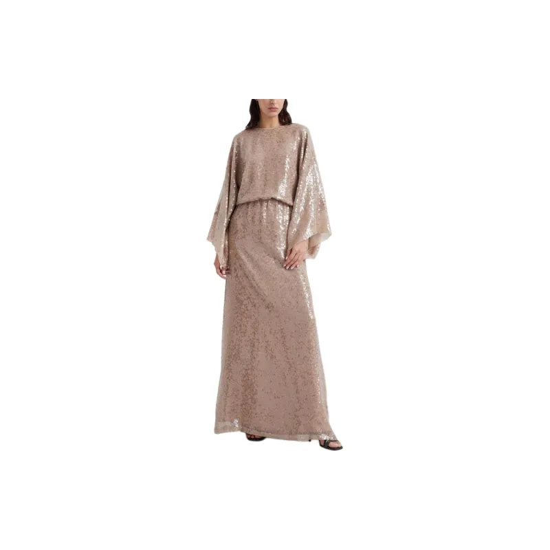 Brunello Cucinelli Sequinned Silk Maxi Dress-1