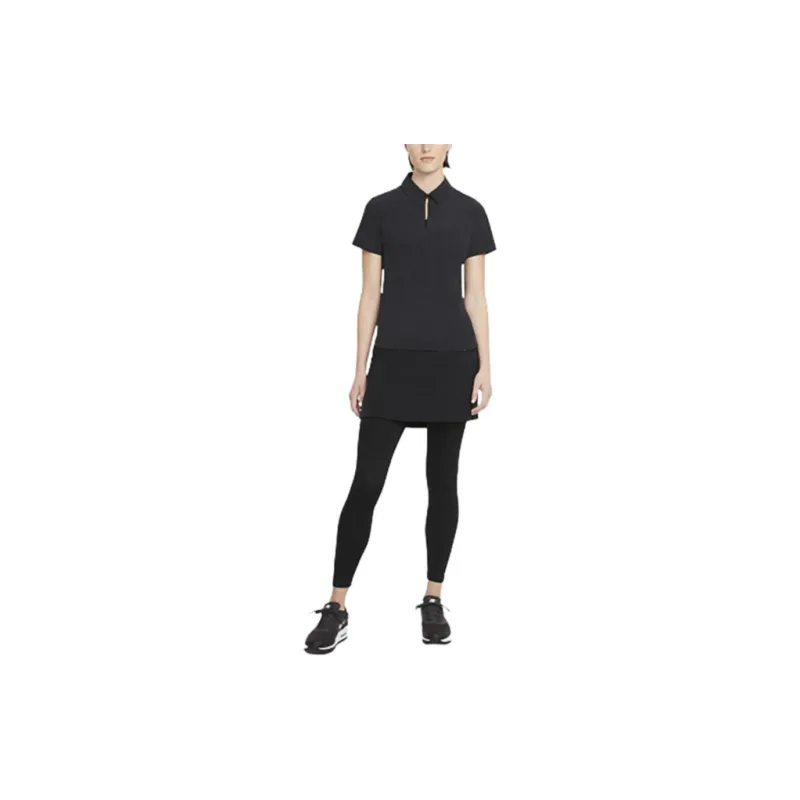 Nike Dri Fit Flex Ace Polo Shirt Women's Black-2