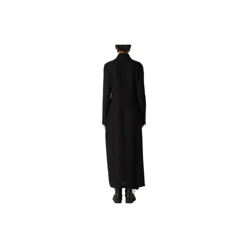 Yohji Yamamoto Y's FW24 Long Sleeved Dress Women's Black-3