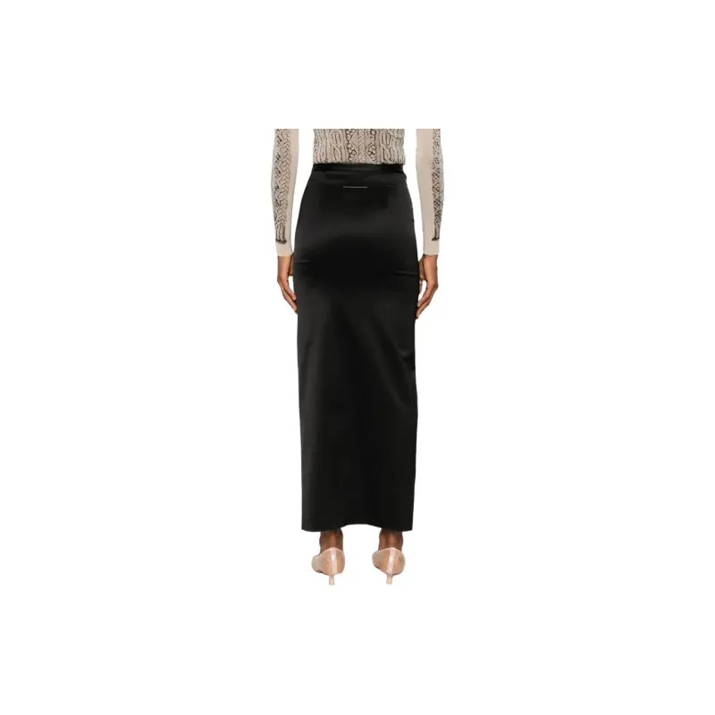 MM6 Maison Margiela Slit Mid Skirt-2