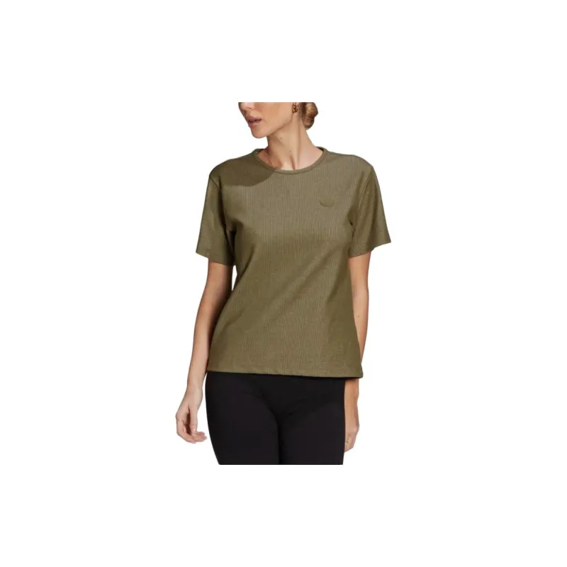 Adidas T-Shirts Women's Khaki-1