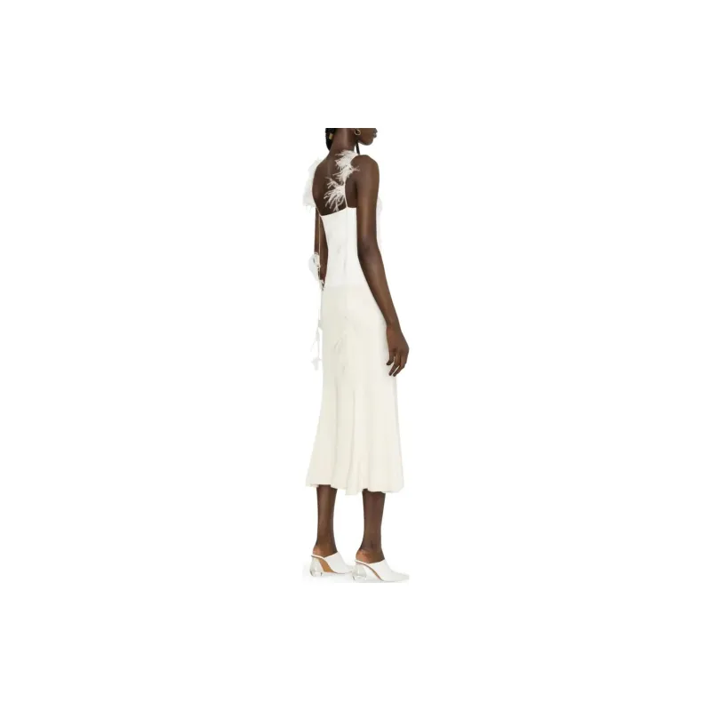 JIL SANDER Embellished Trim Strapped Top-3