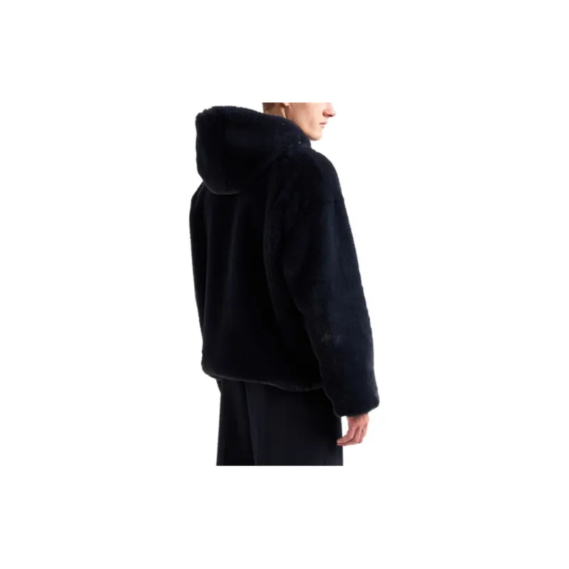 EMPORIO ARMANI EA FW24 Jackets Coats Men's Dark Blue-6