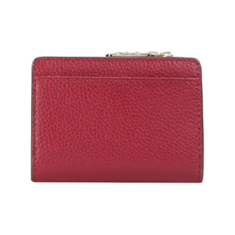 MICHAEL KORS Leather Wallet Women's Dark Red-1