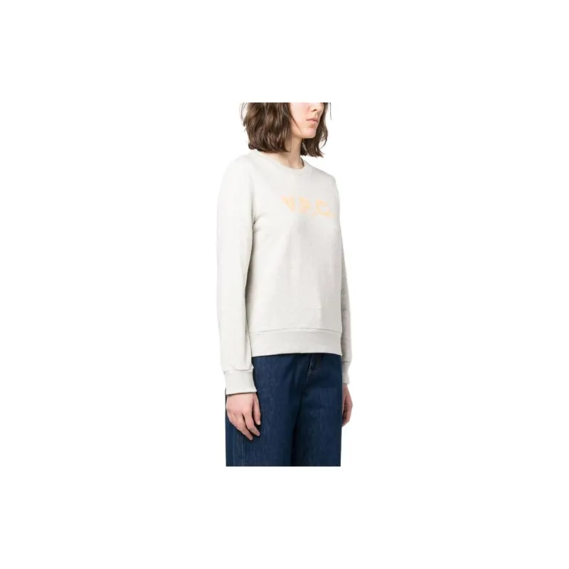 A.P.C Logo Printed Crewneck Sweater-3