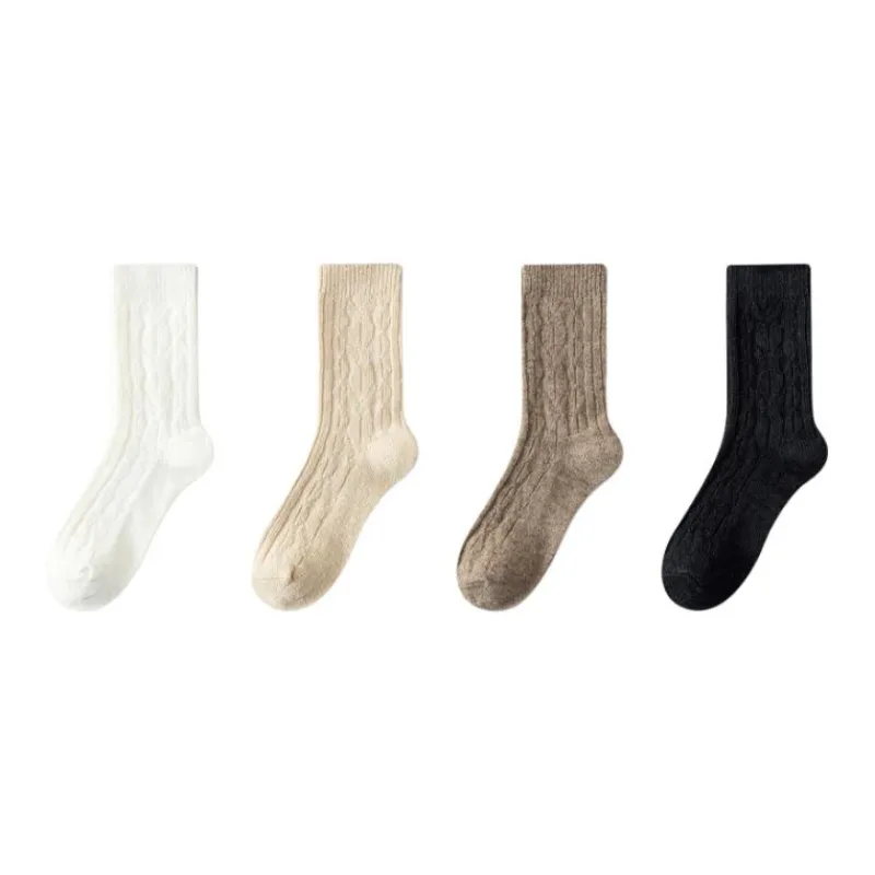 MIIOW Mid Calf Socks Women's Combo Set-5