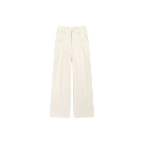 SNZX Jeans Women's Off-White Pants