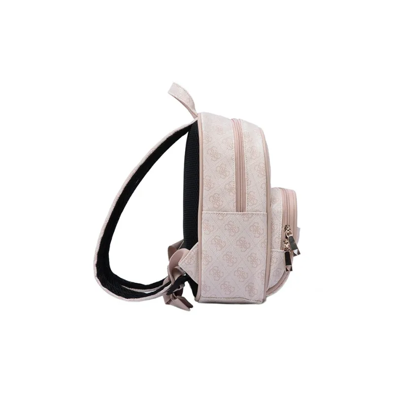 GUESS Synthetic Leather Backpack Regular Women's Pink-2