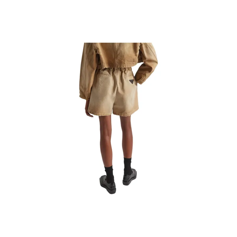 PRADA Pleat detailing Shorts-3