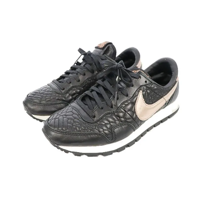 Nike Air Pegasus 83 Premium Quilted Black Metallic Rose Gold Women's-3