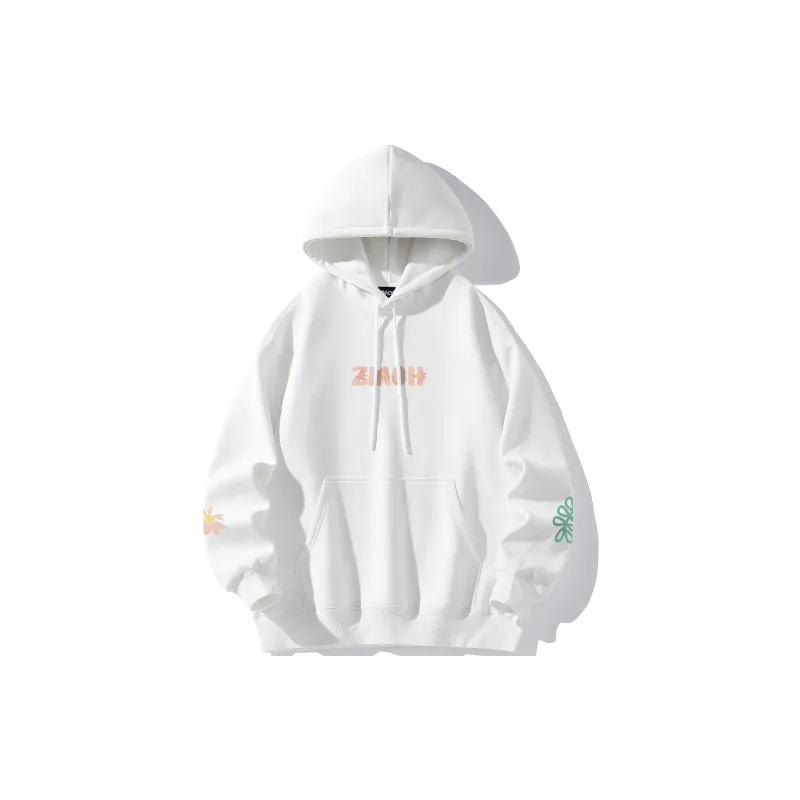 ZMOH Fleece Lined Hoodie Unisex Couple's-1