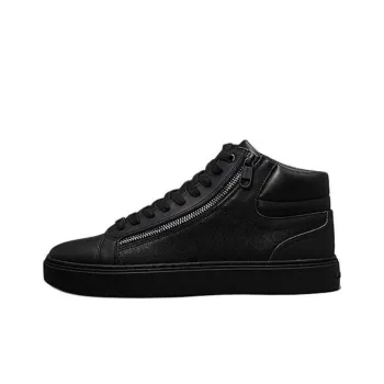 CALVIN KLEIN High Top Skateboard Shoes 3.3cm Men's Black