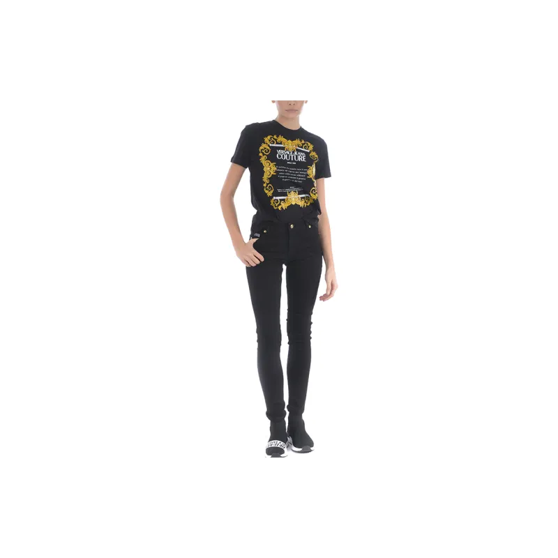 VERSACE JEANS COUTURE Jeans Women's Black-3