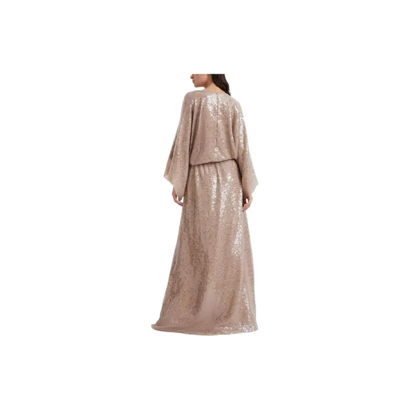 Brunello Cucinelli Sequinned Silk Maxi Dress-2