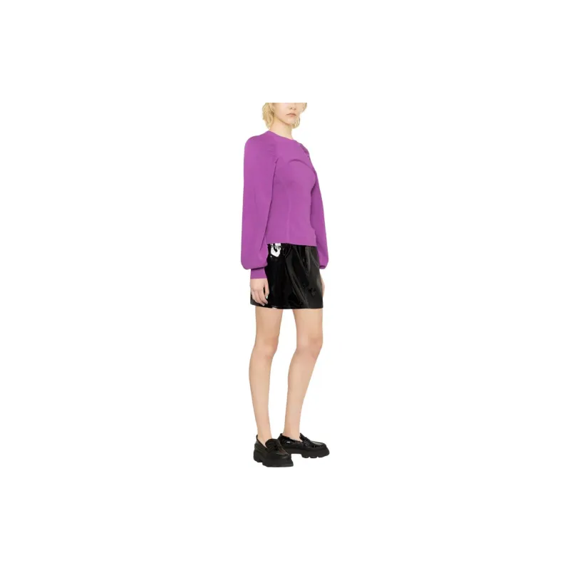 Karl Lagerfeld Puff sleeve Crew neck Sweater-3
