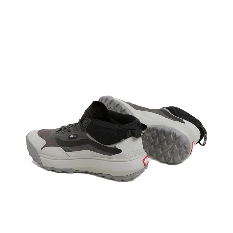 Vans MTE Crosspath Anti Slip Wear Resistant Mid Top Outdoor Shoes Unisex Gray Black-3