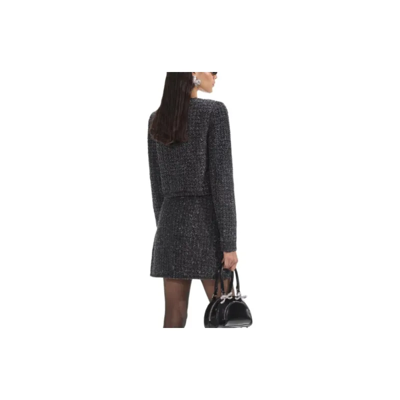 Self portrait Jackets Coats Women's Classic Black-2