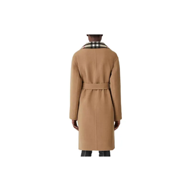 Burberry Reversible Check Wool Coat-2